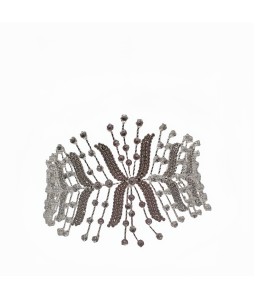 Alloy Headdress Simple And Fashionable All-match Leaf Rhinestone Non-Slip Headband
