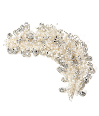 Bridal Crown Hair Accessories Luxury Beauty Handmade Rhinestone Pearl Headband