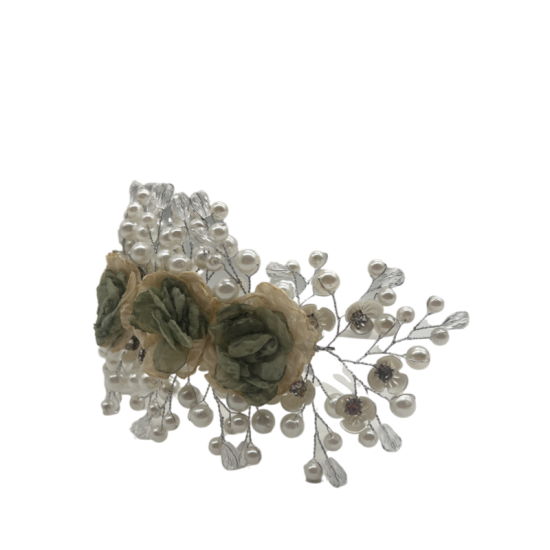 Sweet Mesh Headband Accessories Imitation Fabric Flower Headdress