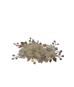 Sweet Mesh Hair Comb Headband Accessories Simulation Fabric Flower Headdress