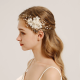 Sweet Mesh Hair Comb Headband Accessories Simulation Fabric Flower Headdress