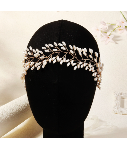 Hair Accessories Fairy Handmade Pearl Flower Headband