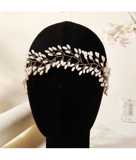 Hair Accessories Fairy Handmade Pearl Flower Headband