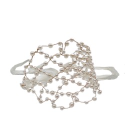 Bridal Headdress Hair Accessories Fairy Handmade Pearl Flower Headband