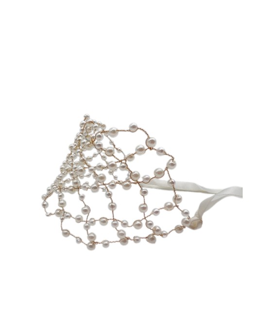 Bridal Headdress Hair Accessories Fairy Handmade Pearl Fower Headband