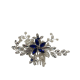 Sapphire Hair Comb Handmade Hair Ornaments Fashionable Hair Comb