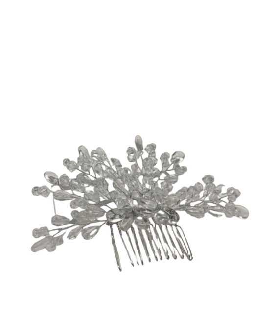 Crystal Comb And Hairpin With Elegant Handmade Beaded Hair Accessories