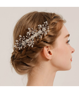 Crystal Hair Comb Hair Accessories Fairy Handmade Beaded Hair Comb Hair Accessories