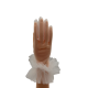 Ruffled Wedding Gloves Super Fairy White Short Gloves