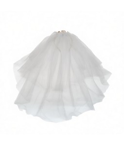 2 Tiers Veil Bride Wedding Veil Soft Tulle Bridal Veils With Headband