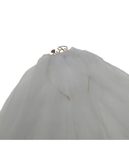 2 Tiers Veil Bride Wedding Veil Soft Tulle Bridal Veils With Headband
