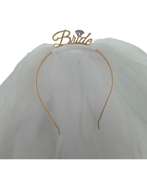 2 Tiers Veil Bride Wedding Veil Soft Tulle Bridal Veils With Headband
