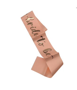 Beige Bride To Be Sash For Bridal Shower Bachelorette Party Wedding Engagement Party