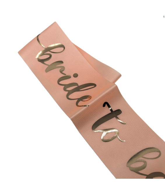 Beige Bride To Be Sash For Bridal Shower Bachelorette Party Wedding Engagement Party