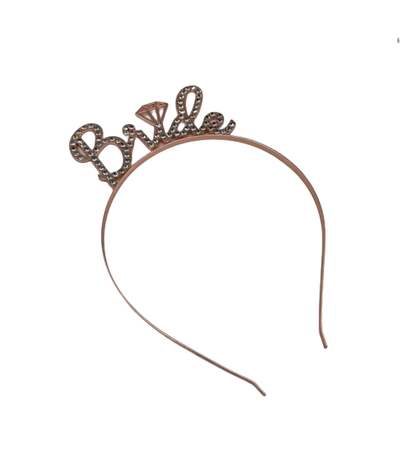 3 Pcs Bride To Be Headband With Sash And Veil For Bachelorette Party Decorations