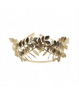 Gold Leaf Wedding Headband,Metal Bridal Headband