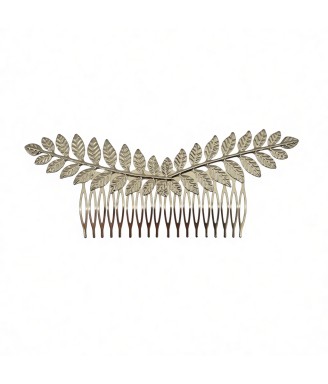 Bridal Gold Leaf Hair Comb,Wedding Hair Comb
