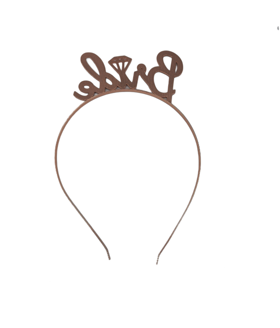 Rose Gold Bride Headband For Bachelorette Party Decorations